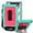 Green+Pink, variant on FIEWESEY For Walmart Onn 10.1 Tablet Case 2022 For Walmart Onn 10.1 Gen 3 Model 100071485 Tab Case Shockproof Kids Friendly Armor Case Kickstand Shoulder Hand Strap Protective Shell - Green+Pink