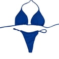 thumbnail image 4 of MKLEKYY Trajes De Baño Dama Women Bandeau Bandage Bikini Set Push-Up Brazilian Swimwear Beachwear Swimsuit, 4 of 5