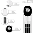 thumbnail image 3 of Ventilador de Torre Shendy Vendy Enfriamiento Vertical 3 Velocidades Blanco, 3 of 6