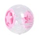 thumbnail image 2 of Pelota de ejercicio transpirable para hámsteres, cobayas y hámsteres enanos. Rosa, 2 of 8