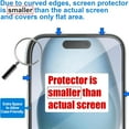 thumbnail image 4 of Clear Glass Film For iPhone 15 16 17 Pro Max Screen Protector For iPhone 11 12 13 14 15 Pro Tempered Glass iPhone13 Mini 16 Plus, 4 of 6