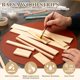 thumbnail image 5 of Uxcell 10Pcs Tiras de Madera, 3/16" x 2" x 4" Palitos de Madera Planos Cuadrados sin Terminar para Manualidades DIY y Fabricación de Modelos - 5x50x100mm, 5 of 7