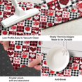 thumbnail image 3 of Red and Black Christmas Love Pattern Kitchen Rug Mat,Kitchen Runner Rugs Non Skid Washable,Decorative Kitchen Floor Mats for Kitchen,Sink,Laundry,17"X47", 3 of 5