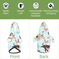 thumbnail image 6 of Disketp Cute Pug Dogs Dog Hoodie Dog Clothes with Hat, Pet Winter Clothes Warm Hoodies Coat for Small Dogs-Large, 6 of 7