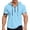 Sky Blue, variant on Mens Golf Polo Slim Fit Zip Up Hooded Pure Basic Home Hiking Mens Rugby Shirt,Blue,3XL