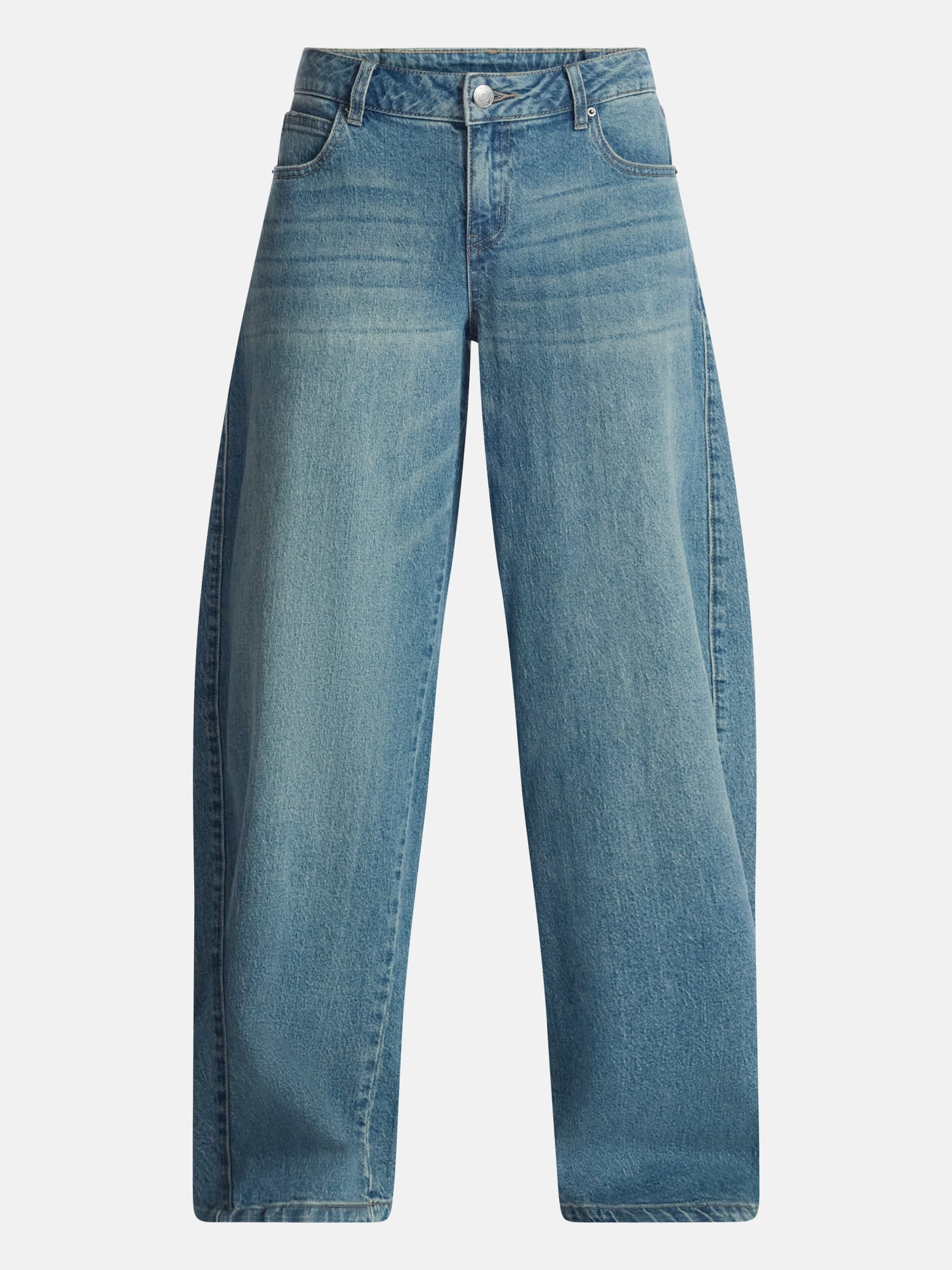 No Boundaries Ultra Baggy Jeans, 32.5'' Inseam, Women's and Women's Plus Sizes 00-4X