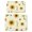 White-762, variant on 2pcs Rustic Sunflower Coffee Maker Mat, Country Farmhouse Absorbent Drying Mat, Non-Slip Kitchen Counter Mat, Floral Yellow Design