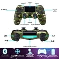 thumbnail image 3 of Control Inalámbrico PS4 Store Line Camuflaje Verde, 3 of 6