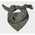 thumbnail image 3 of Bimba Gray Bow & Dragonfly Insects Printed Pure Silk Scarf For Hair Neck Head Bandanas For Women 40 x 80 Inches, 3 of 6