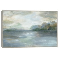 Blue Ethereal by Nan Framed Canvas Art Print