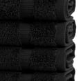 12-Piece Washcloths Black 13 x 13 Inch Bathroom Towel Set - Walmart.com
