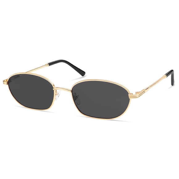 Gafas de Sol Ovaladas Retro Pequeñas Appassal AP3716 Oro/Gris