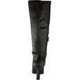 thumbnail image 4 of Naturalizer Women's Henny Wedge Pump Boot Black Wide Calf Leather 7M, 4 of 5