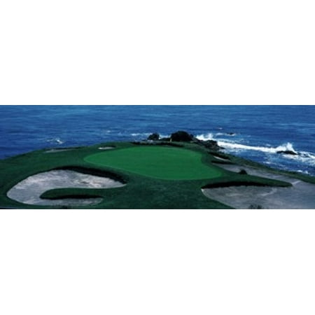 Pebble Beach Golf Course 8th Green Carmel Ca Poster Print This On Opens A Dialog That Displays Additional Images For Product With The Option To Zoom In Or Out
