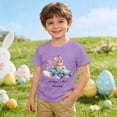 thumbnail image 2 of Dinosaur Clothes for Boys , 6 Year Old Boy Clothes , School Shirts for Boys,Playful Cartoon Graphic Tee For Boys Lightweight Breathable Short Sleeve Summer Top, 2 of 7