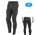 thumbnail image 1 of Equipo de protección Pantalones antigolpes de fútbol Pantalones largos Pantalones deportivos anticolisión celular Fitness Deporte Portero Pantalones deportivos (M), 1 of 8