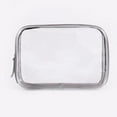 thumbnail image 5 of Walbest Clear Zipper Toiletry Bag 4 Sizes, Airport Security Approved PVC Travel Cosmetics Pouch Transparent Makeup Bag Cosmetic Bag Waterproof Shower Wash Bag Organizer for Women Men, 5 of 7