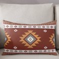 thumbnail image 3 of Southwest Throw Pillow Covers, Western Brown Beige Geometric Abstract Art Wooden Soft Breathable Pillow Cases with Zipper for Sleeping, Body Pillowcases for Couch Bed Sofa Chair 24x36 Inches, 3 of 6