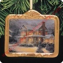 Thomas Kinkade Victorian Christmas Snowman Hallmark Ornament 1999 Thomas Kinkade #3 - Victorian Christmas III ()