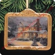 Hallmark Ornament 1999 Thomas Kinkade #3 - Victorian Christmas