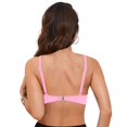thumbnail image 5 of GEWSEY Women Summer Beach Bikini Top Only 2025 Push Up Bathing Suit Swim Top Padded Bra Swimsuit (Pink, M), 5 of 9