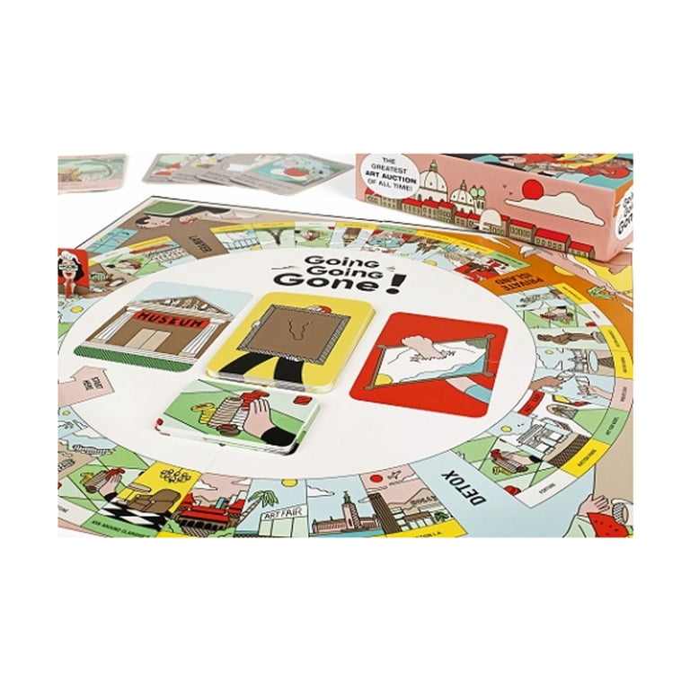 Going, Going, Gone! Board Game - High-Stakes Art Auction Game For 2-6 Players