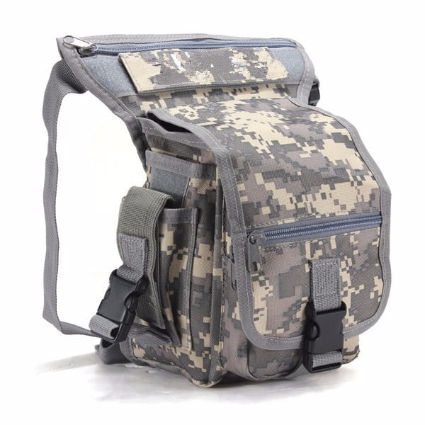 Utility Tactical Waist Belt Bag Drop Leg Pouch Camping Outdoor Bike Thigh Pack
