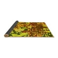 thumbnail image 2 of Ahgly Company Indoor Rectangle Abstract Yellow Contemporary Area Rugs, 2' x 4', 2 of 4