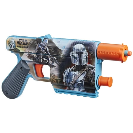 Nerf Star Wars The Mandalorian Dart Blaster, 12 Nerf Elite Darts, Ages 8+