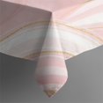thumbnail image 5 of Pink Gold Wave Marble Square Tablecloth,Waterproof Square Table Cover,Wipeable Spillproof Washable Table Cover for Home Kitchen Party Decor 60"x60"(152x152cm), 5 of 6