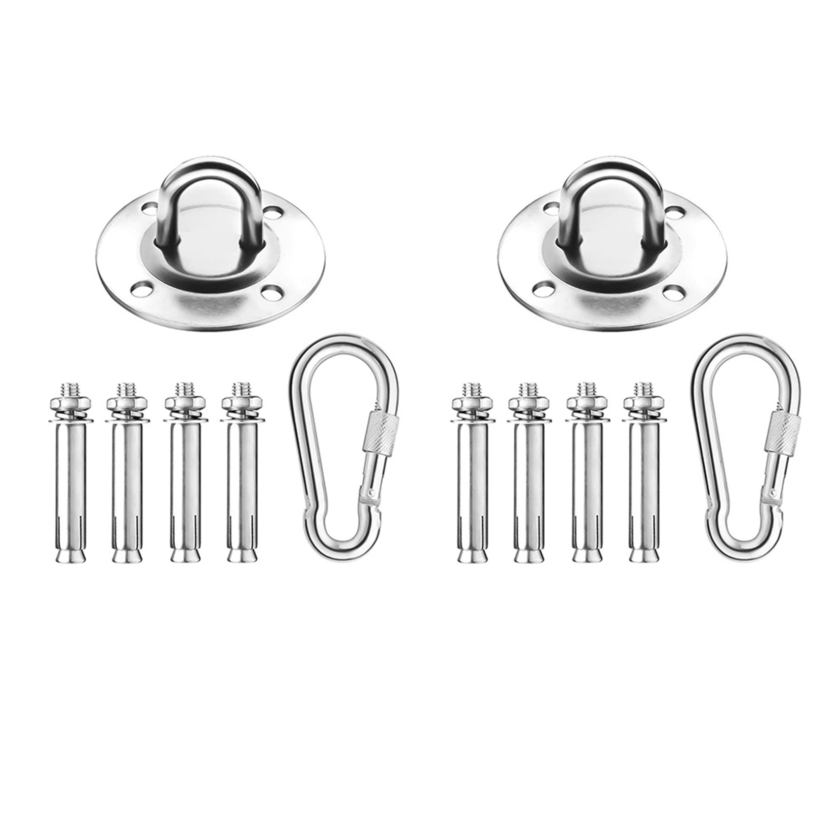 2X Stainless Steel Suspension Ceiling Hook for Hanging Yoga Swing