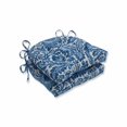 thumbnail image 1 of Pillow Perfect Outdoor/Indoor Tucker Resist Azure Réversible Chaise Pads, 15.5" x 14.5", Bleu, 2 Comte, 1 of 2