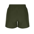 thumbnail image 6 of qolati Women's Athletic Running Shorts Quick Dry High Waisted Side Split Short Yoga Workout Active Gym Shorts with Zip Pockets, 6 of 8