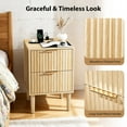 thumbnail image 3 of Ktaxon Set of 1 Nightstand with Charging Station, End Table Wooden Bedside Table Large Capacity Easy to Assemble, 3 of 8