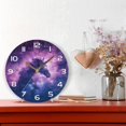 thumbnail image 6 of GZHJMY Space Galaxy Wall Clock, 10" Silent Non Ticking Round Clock, Oil Painting Easy to Read Clock for Living Room Bedroom Bathroom Home Decor Holiday Gifts, 6 of 7