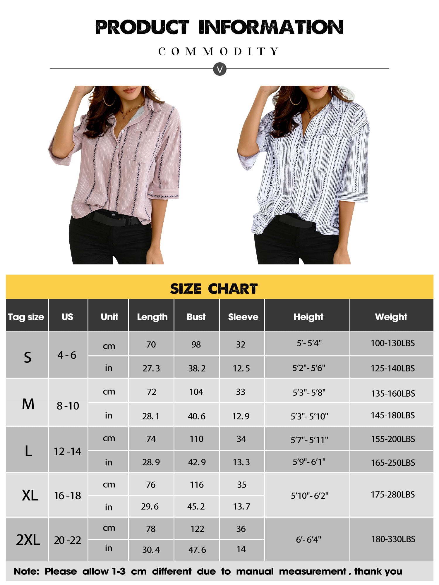 ZX Women Button Collar Vertial Detailing Split Hem Panama | Ubuy