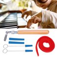 thumbnail image 1 of Cergrey Piano Tuner,6Pcs Piano Tuner Kit Tuning Professional Musical Silent Hammer DIY Set Tool Repair,Piano Wrench Kit, 1 of 8