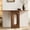 Walnut, variant on MDQMD Modern Console Table with Artistic Base,47.24''White Entryway Table Narrow Long Sofa Table for Living Room,Hallway