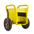 thumbnail image 3 of S-HOME Super Weight 1000 LBS Capacity Heavy Duty Panel Dolly with Two Handles and 10 Inch Solid Rubber Tires for Easy Movement，Yellow, 3 of 8