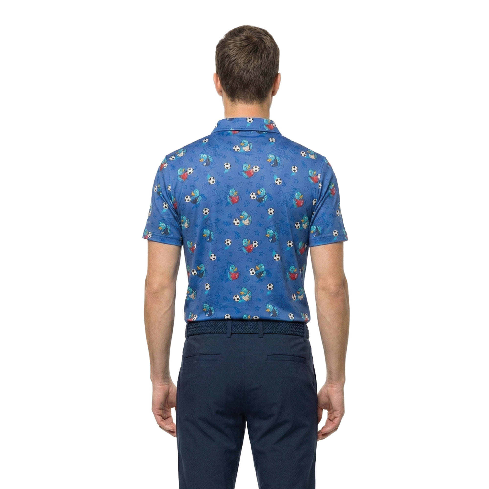 Birdie Bound Men's and Big and Tall Men's Team USA Polo Shirt, Sizes XS-4XLT