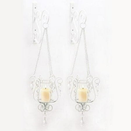 

Bedazzling Pendant Sconce Duo