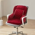 thumbnail image 5 of Heated Seat Cushion with Lumbar Support - Office Chair Cushion Pad with 3 Heat Settings, USB Powered Heating for Desk Chairs, Wheelchair, Car Seat & Back Pain Comfort, 5 of 5