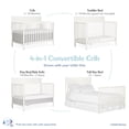 thumbnail image 5 of Fisher-Price Meadowbrook 4-in-1 Convertible Baby Crib by Dream On Me, Cannoli Cream, 5 of 10