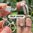 thumbnail image 3 of SFTING 1.2ct Engagement Rings for Women Bridal Set Cubic Zirconia Wedding Rings Band Set Size 7, 3 of 7