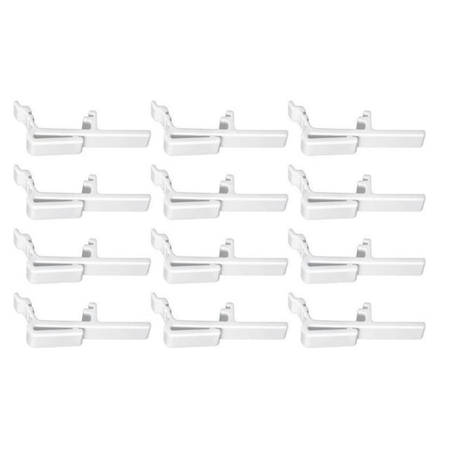 CHUANK Multipurpose Valance Clip for Vertical Blinds Dust Cover Valance Clamp Hook