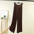 thumbnail image 2 of Qiyinn Women's Solid Color Drawstring Elastic Waist Pants, 2 of 5