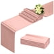 thumbnail image 1 of Camino de Mesa de Rosa, 12x108 Pulgadas, Paquete de 10 Caminos de Mesa de Satén, Camino de Mesa Liso para Fiestas, Bodas, Banquetes, Cumpleaños, 1 of 5