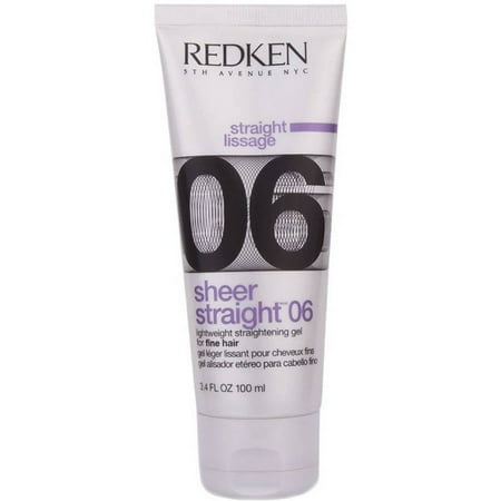 Redken Sheer Straight 06 Straightening Gel, 3.4 Fl Oz