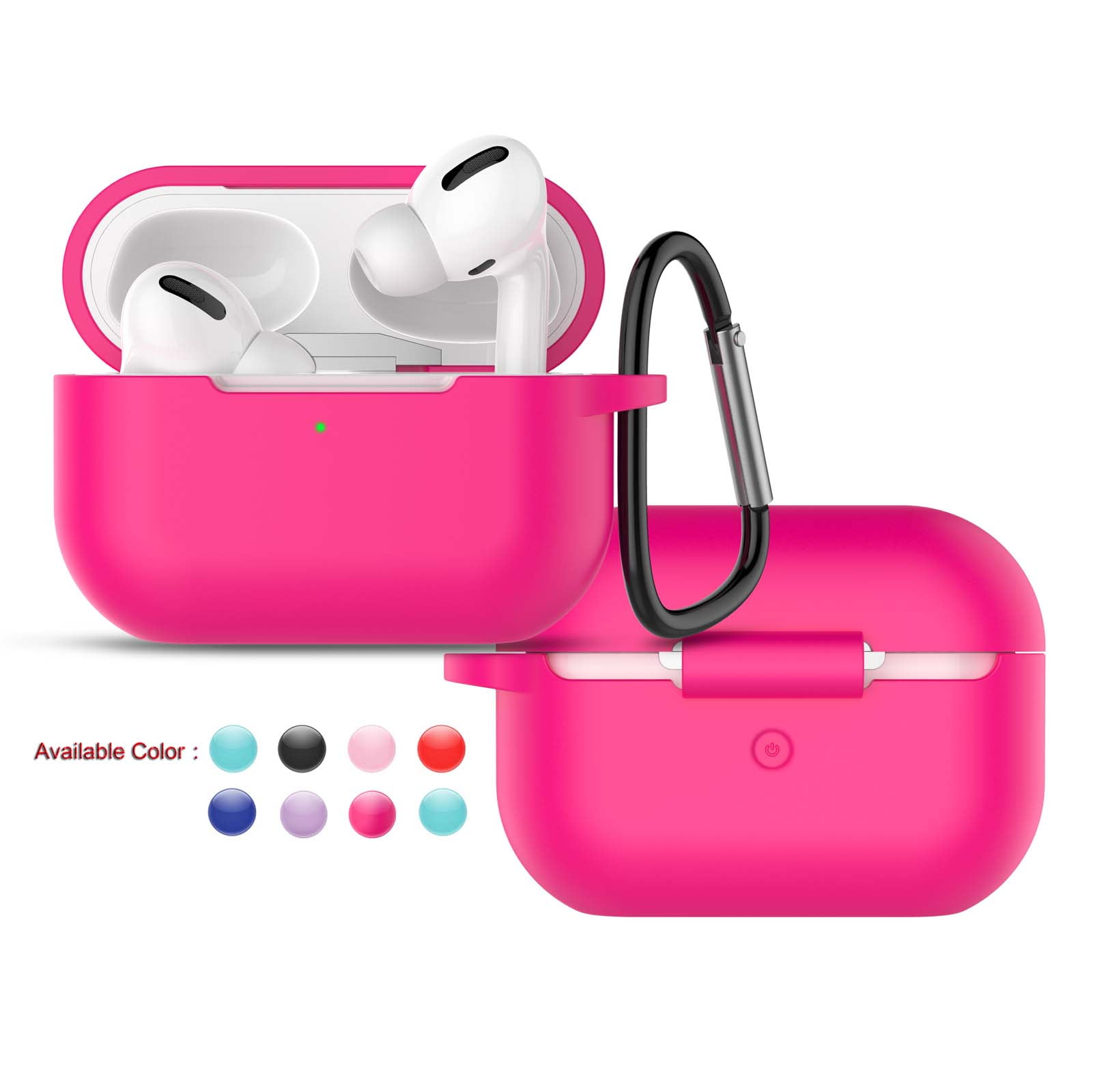 AirPods Pro Cases Cover, AirPods Pro Case with Keychain, Njjex Carring