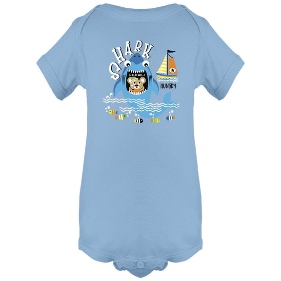 Shark And Mouse In The Sea Bodysuit Infant -Image by Shutterstock,  Newborn